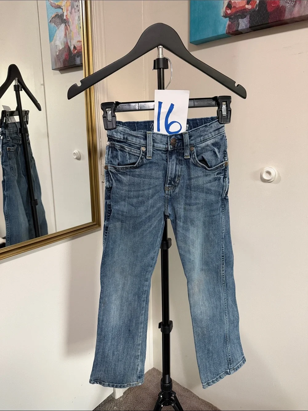 Wrangler Retro 8 Slim Blue Boot-Cut Jeans